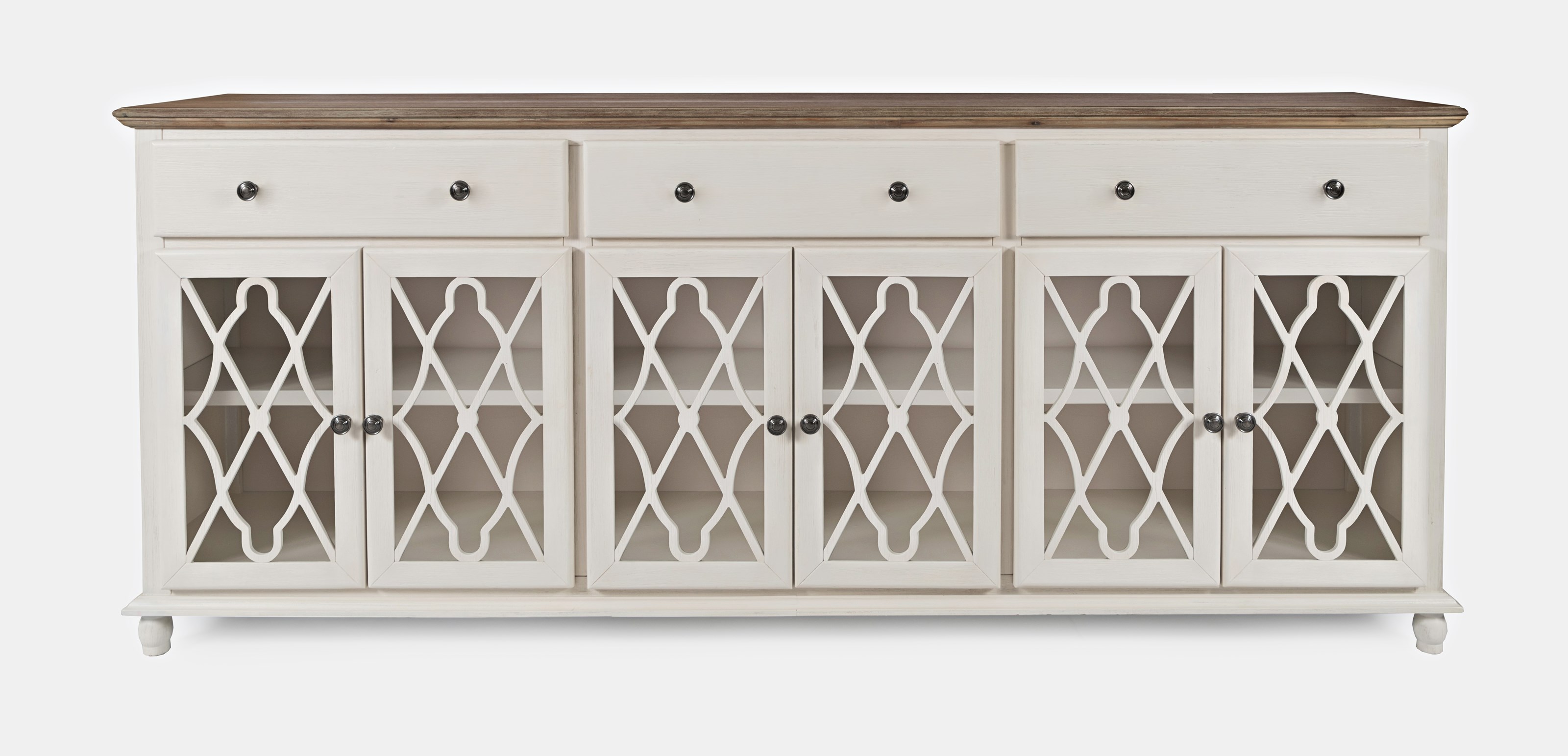 6 door store accent cabinet